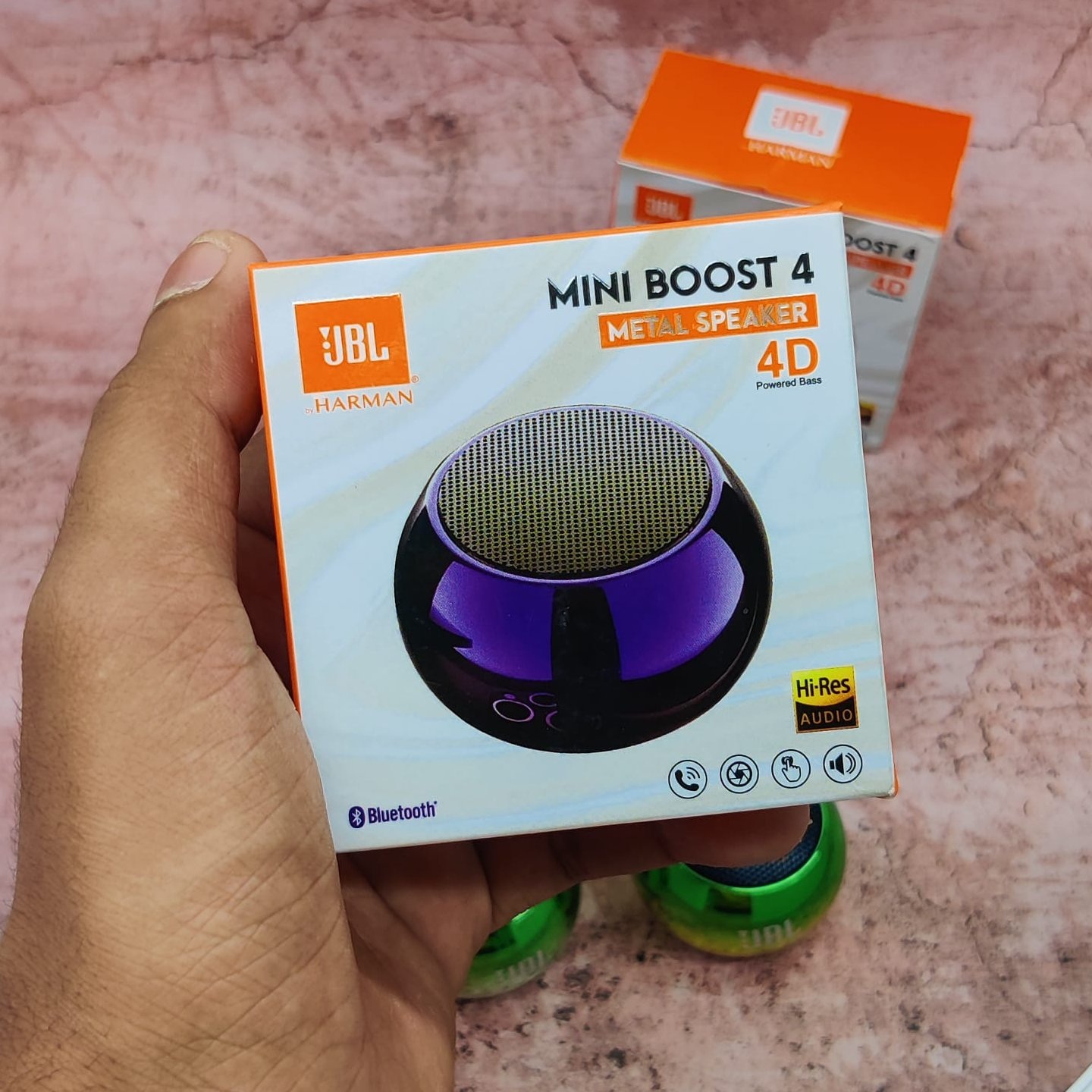 JBL Mini Wireless Speaker - Bluetooth Pocket-Size Loud Bass Speaker Mini Boost 4. 