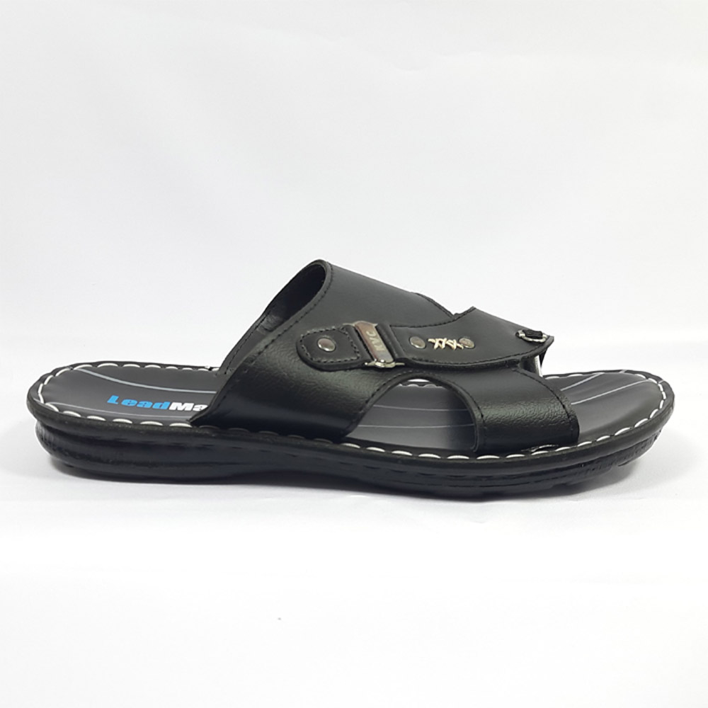 Gent's Slipper - Fashion Sandals -Men's Footwear Gent's slides - Black. 