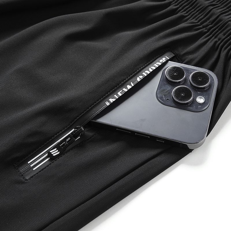 Thin Ice Silk Shorts Men's Summer Loose Large Size Quick-Drying Five-Point Casual Stretch Sports Pirate Shorts Men's Air Conditioning Pants. 