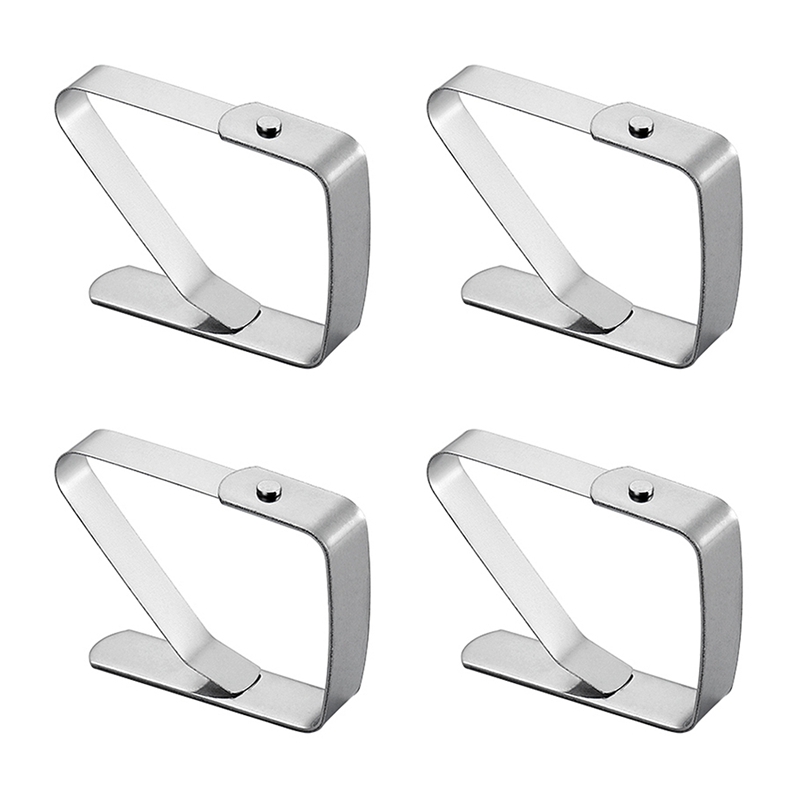 12pcs Stainless Steel Tablecloth Clip Garden Holder Clips 毎日続々入荷