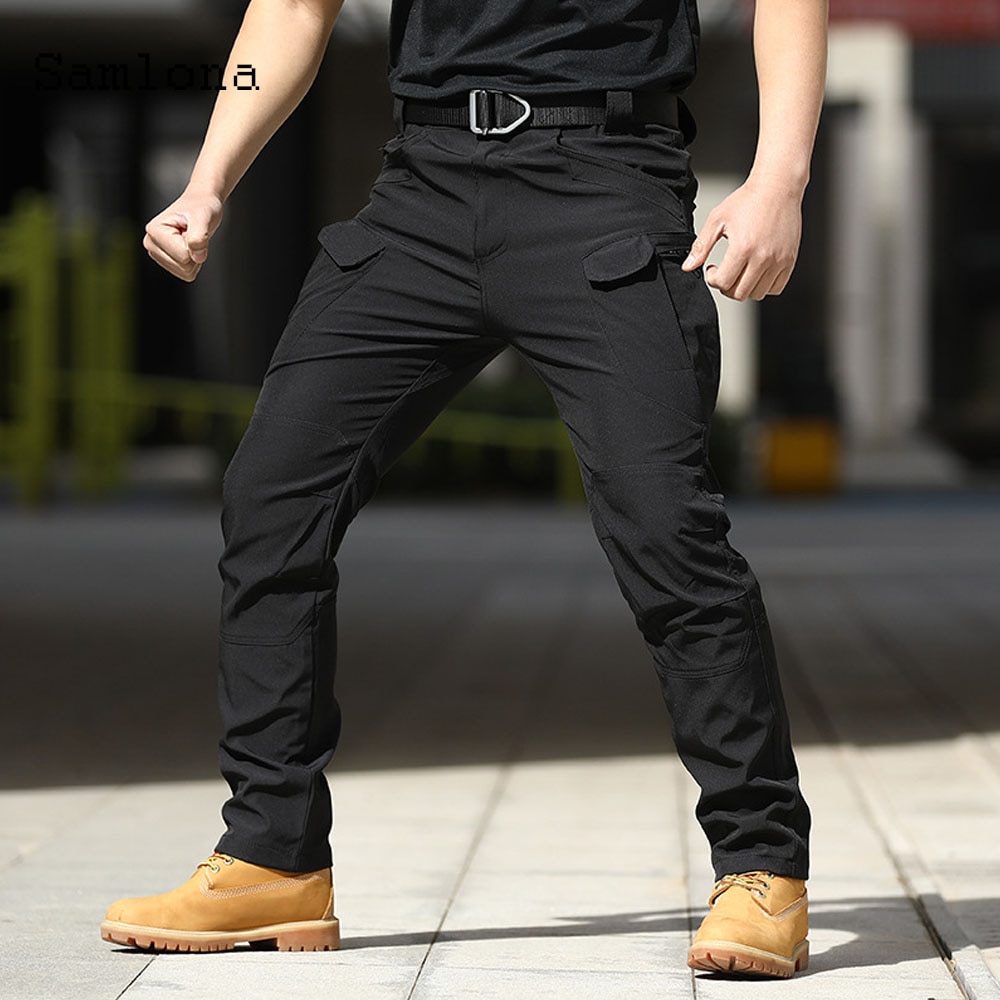 Plus Size Mens Casual Pants Summer Moto 