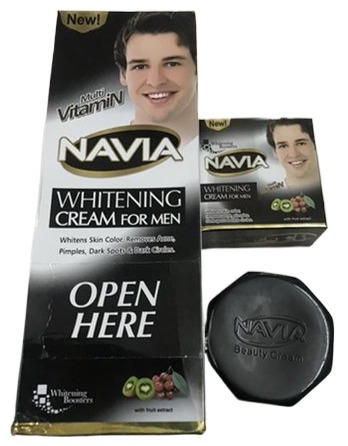 Navia Men Beauty Night Fairness Cream Nmfc 30g with Fruit Extracts Multi-Vitamin for Skin Lightening