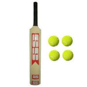 CRICKET BAT with 3 balls / Softball cricket Bat. 