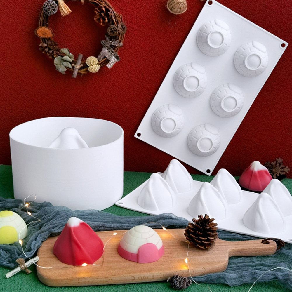 Accessories Igloo Cristmas DIY Kitchen Decoration Decorating Cake Christmas Mold