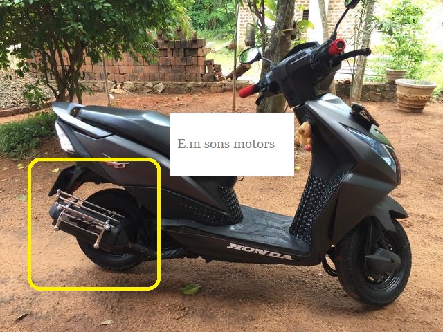 dio bike silencer cover price