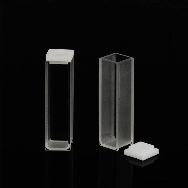 Quartz Cuvette,Spectrophotometer Cuvettes 10 mm Path Length, 45mm Height, 3.5 ML Capacity - 6 PCS. 