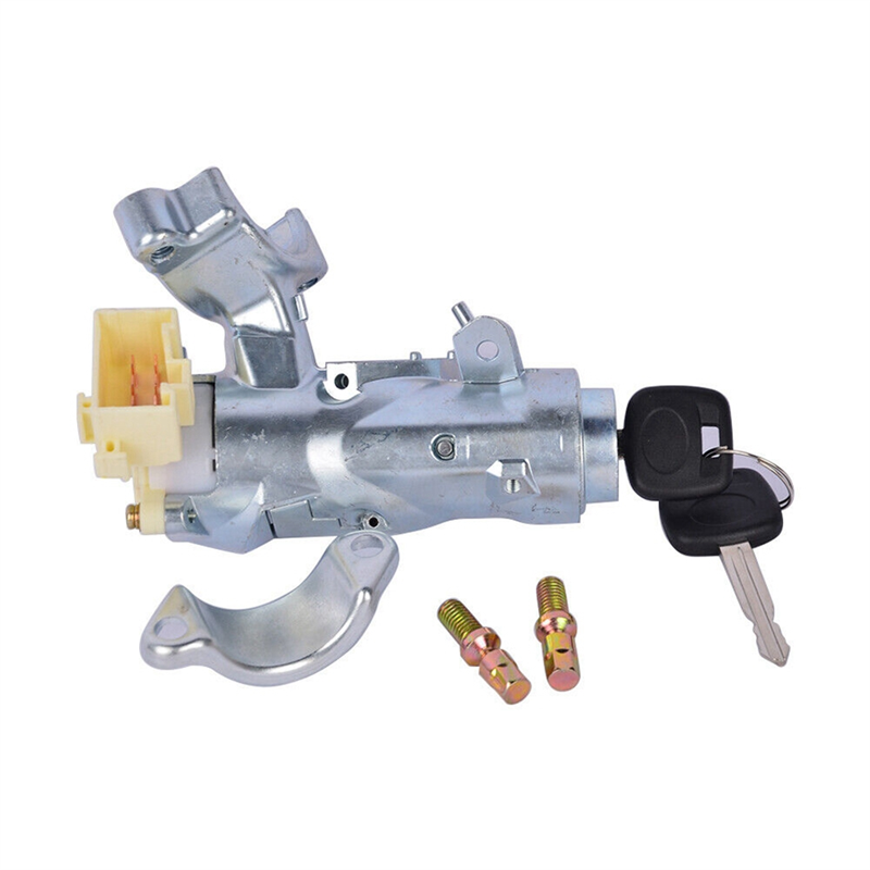 Replacement Accessories Ignition Switch Assembly W/2 Keys with Bracket for 1998 1999-2002 Toyota Corolla RAV4 45020-12-11 45250-38010