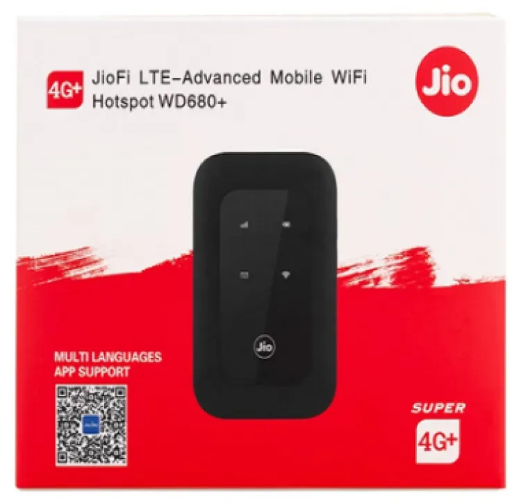 JIO 4G LTE Mobile WiFi Hotspot Portable Router