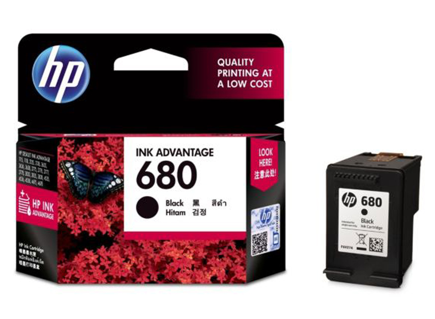 HP 680 Black Cartridge. 