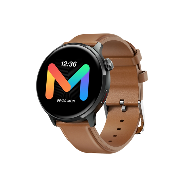 Mibro Watch Lite 2 Smart Watch | Dual Strap Black & Brown. 