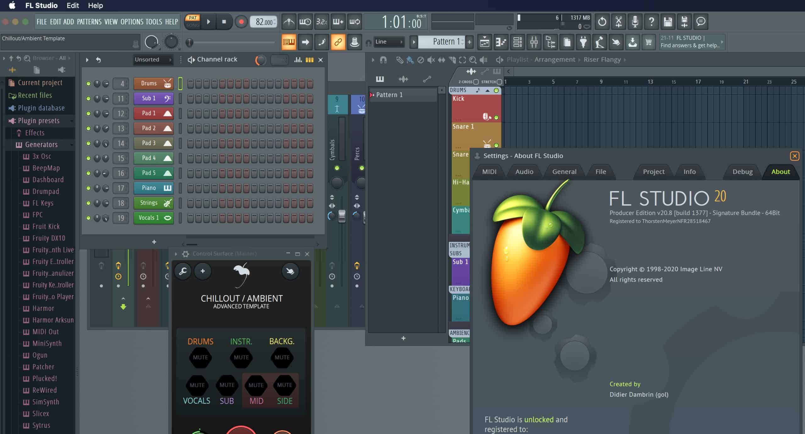 FL Studio Producer Edition v20.8 Professional Audio Editing Software. 