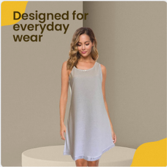 Broad Strap Petticoat for Girls /  School Uniform / Cotton Night Dress / Inner wear / Office wear / Broad Strap Petticoat for Women. 