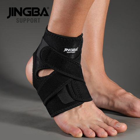 Ankle Support - Adjustable Foot Care Compression Ankle Sleeve Support with Pressurized Joint Socks - Jingba Support. 