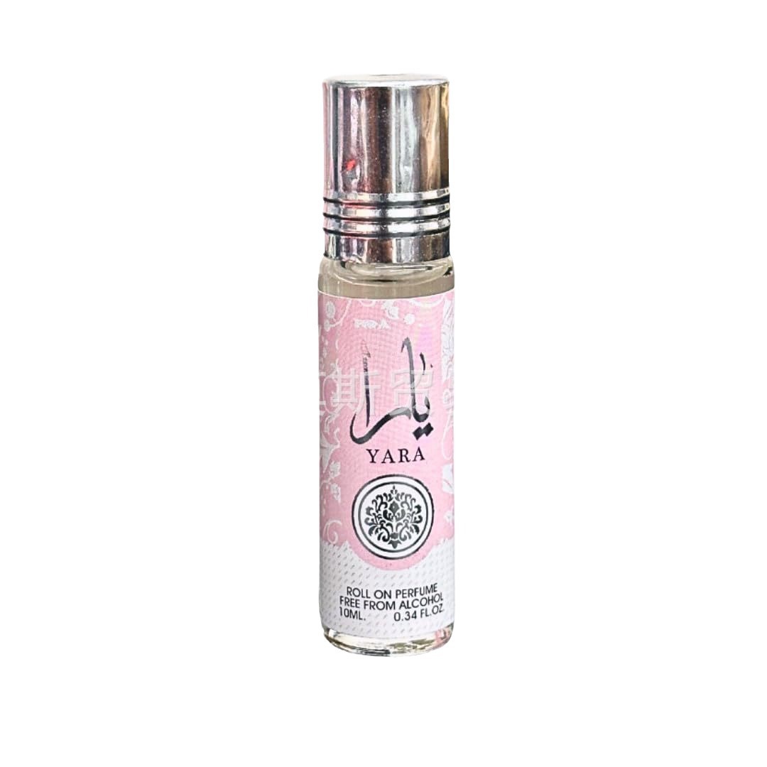 Easy to carry 10ml Middle Eastern Arabic perfume lattafa YARA long lasting fragrance ball shaped perfume. 