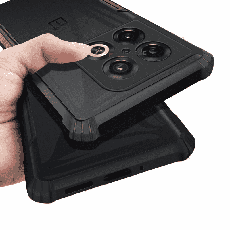 PlusCase for OnePlus 10 Pro 5G Case Air Cushion Hard Clear Shockproof Back Cover