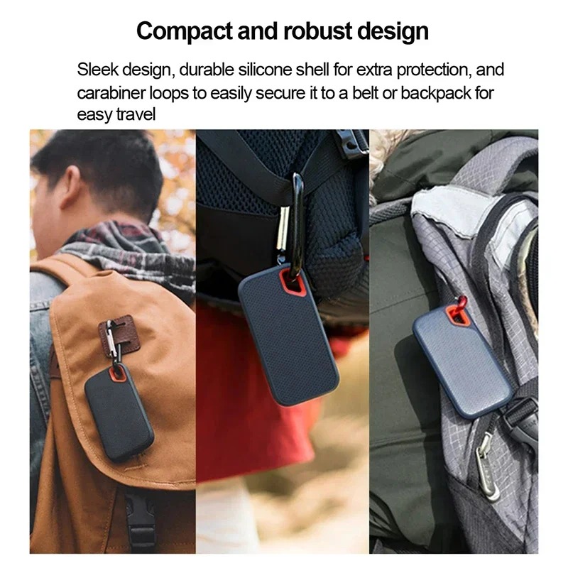 Lenovo Original SanDisk Portable External SSD Hard Drive 2TB 1TB 512TB Speed 1050M HHD Hard Drive Solid State Disk for Laptop. 