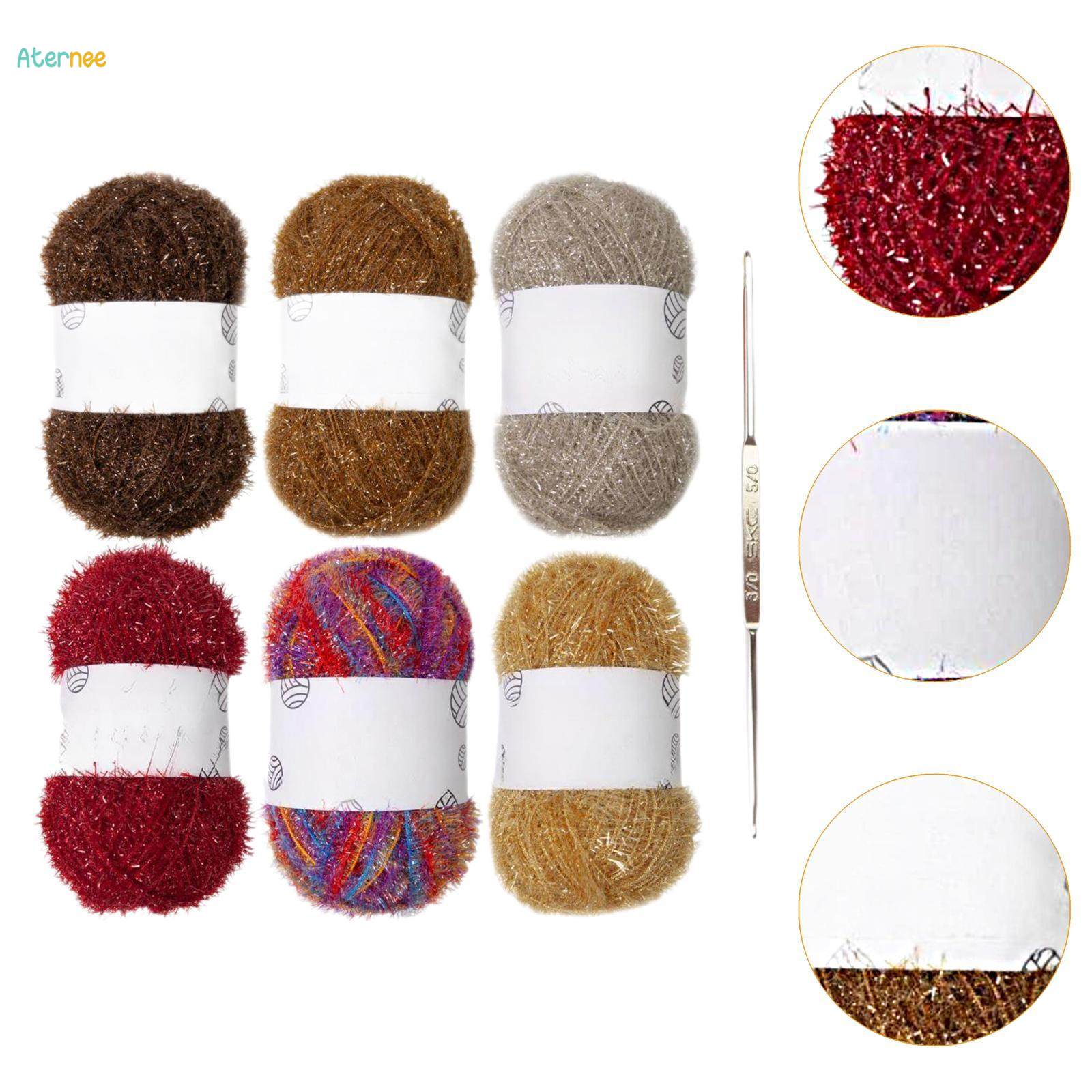 Yarn Multifunction Dish Towel Thread Hand Knit Yarn Dishcloth Thread for Tableware Scrubbing. 
