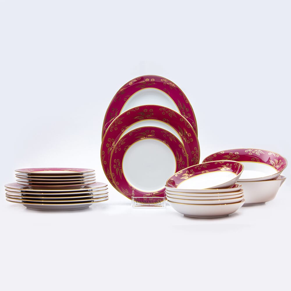 Sale > maroon dinnerware sets > in stock