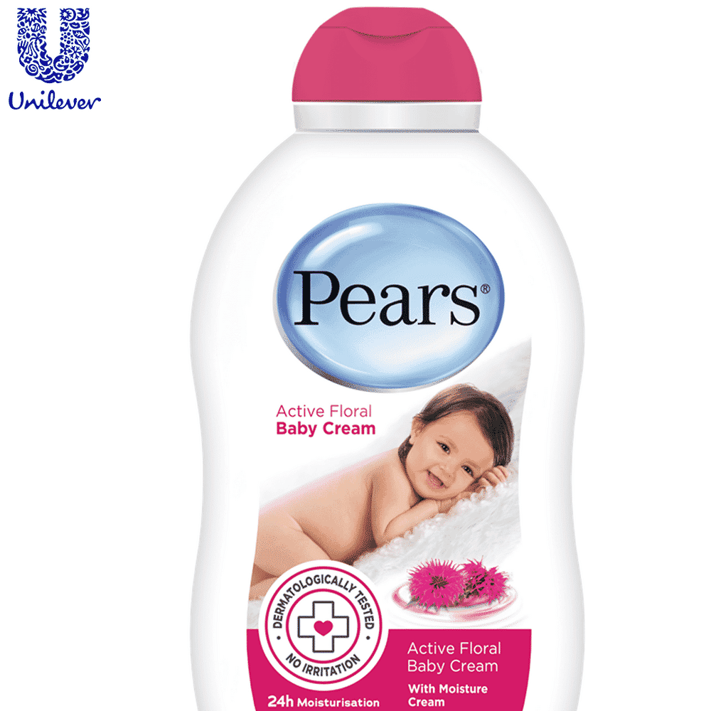 Pears Active Floral Baby Cream, 100ml. 