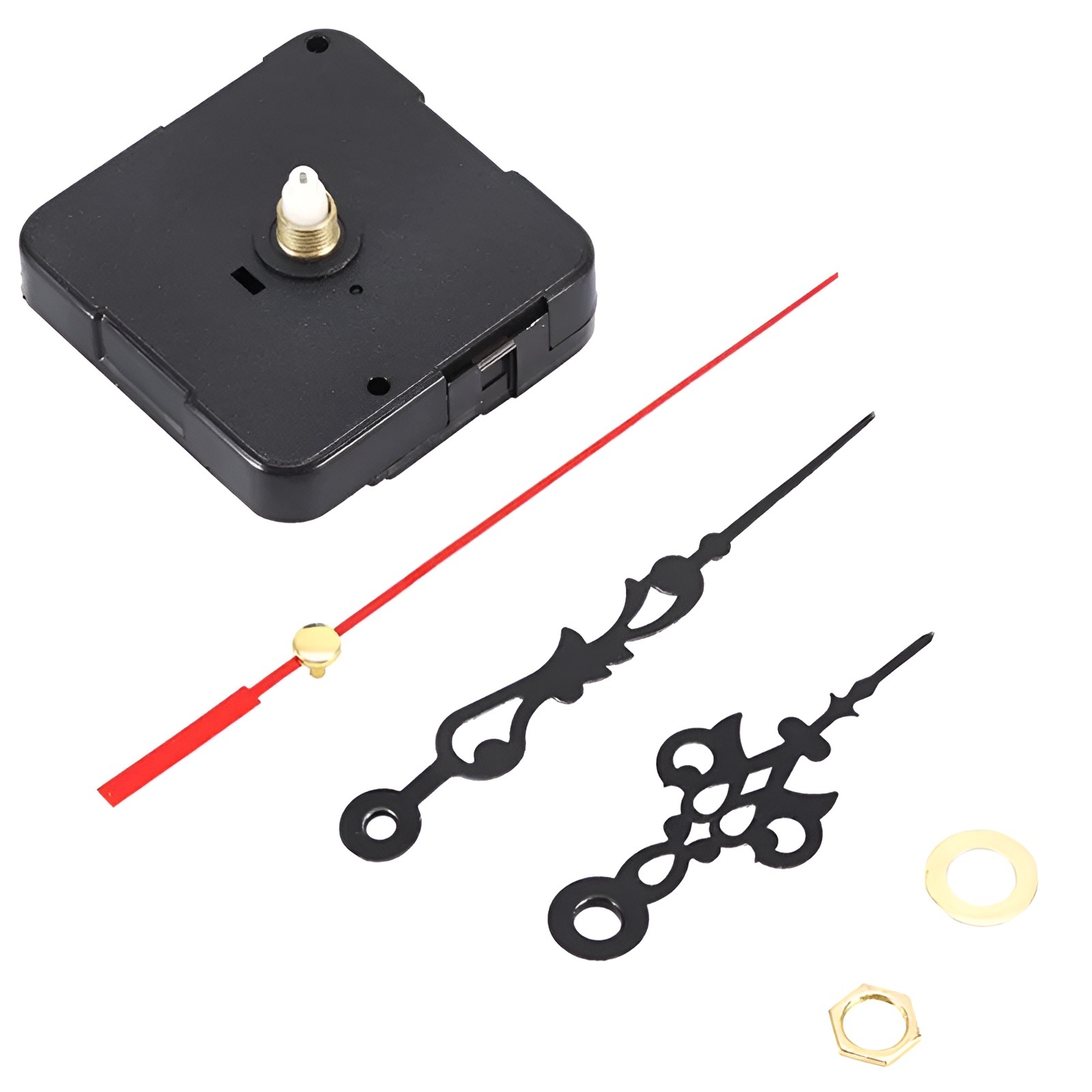 Wall Clock Quartz Movement Mechanism DIY Replacement Parts for Clock Repair and Customization. 