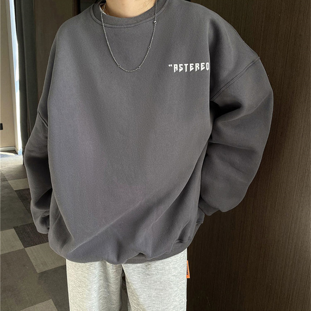 Couple Sweatshirt Plus Velvet Pullover 