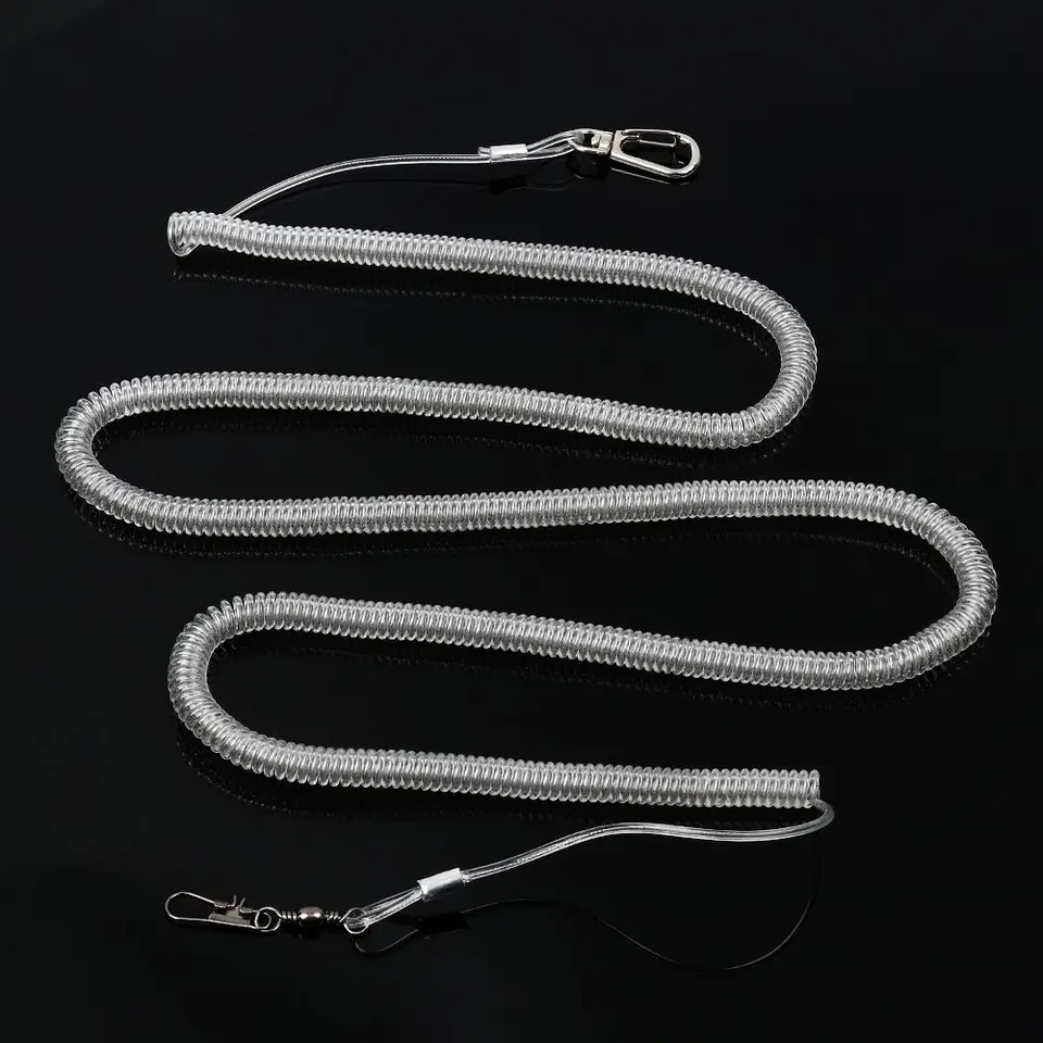 Hot Harness Bird Training Parrot Ultra-light Flexible Rope Anti-bite Leg Parrot Bird Flying Training Leash. 