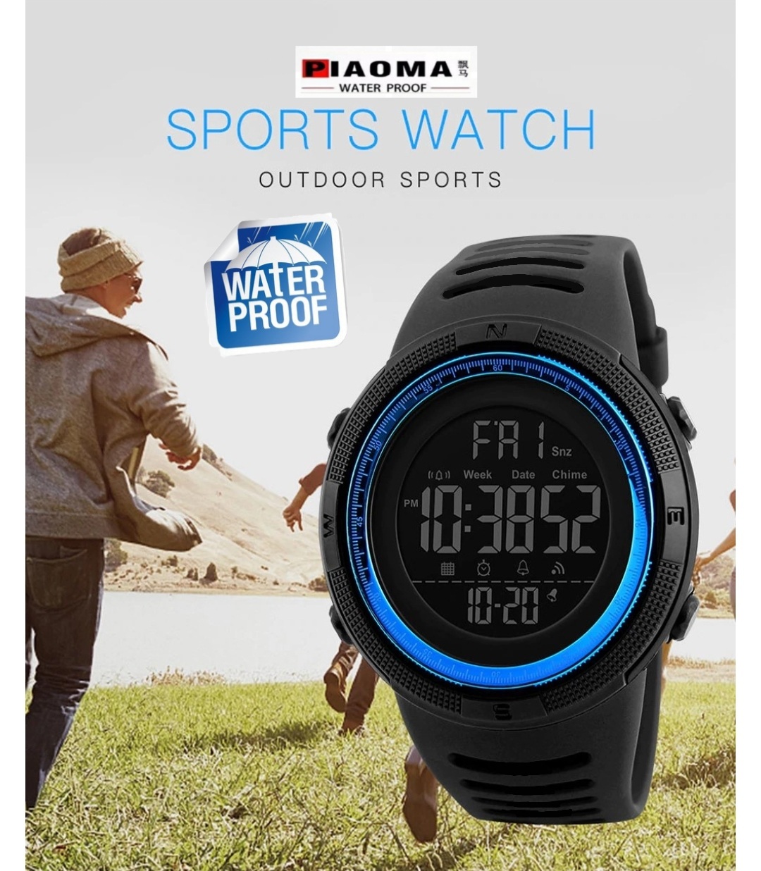 Piaoma discount watch waterproof