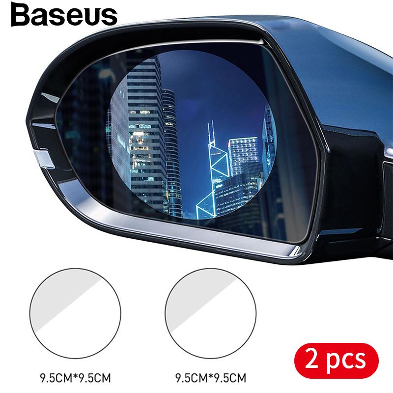 Baseus 2Pcs 0.15mm Car Rearview Mirror Protective Films Anti Fog Window Foils 