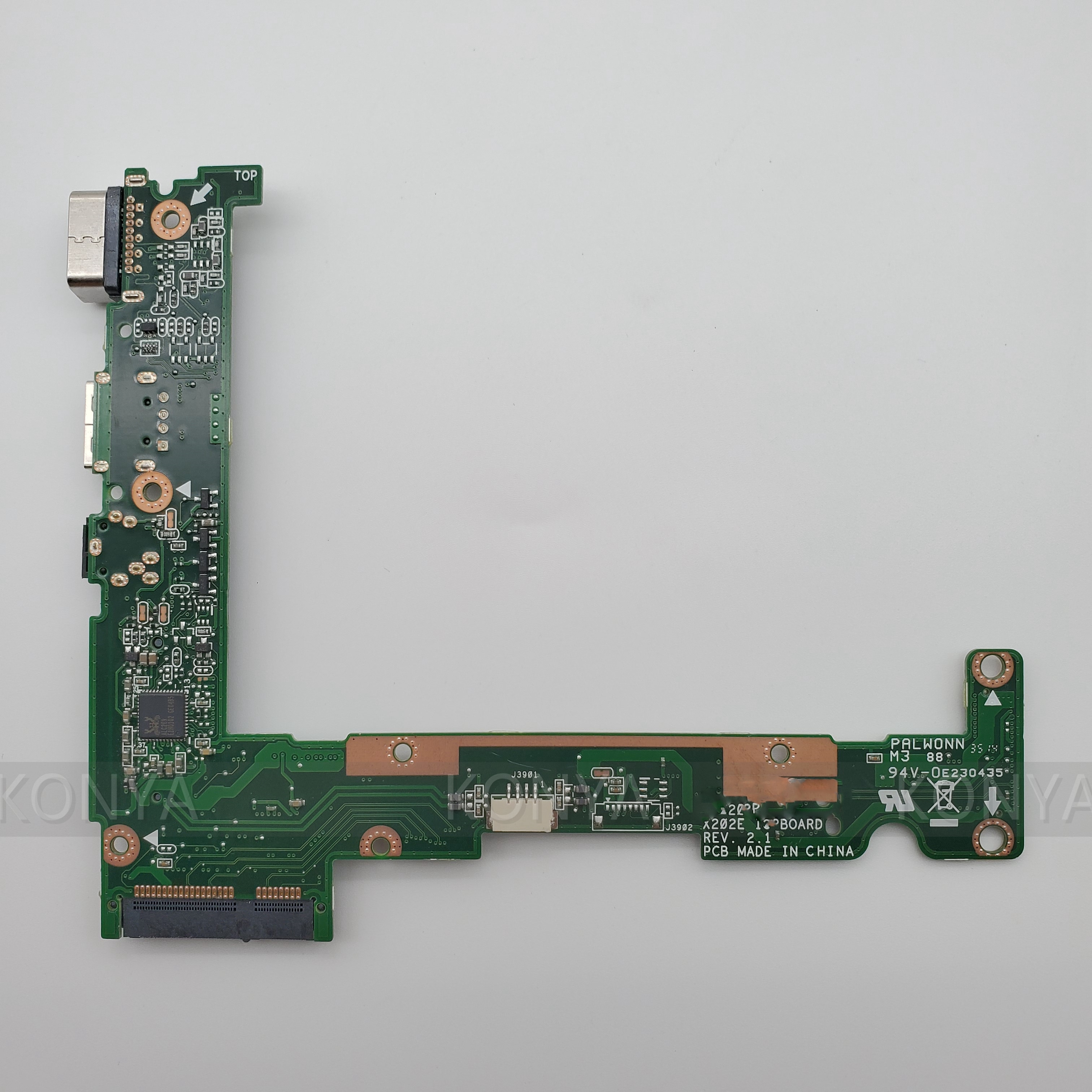 【Universal Car Parts Store】New Original For Asus S200 X202 X201EP X201EV X201E X202E IO REV 2.1 USB Audio VGA Power Board. 