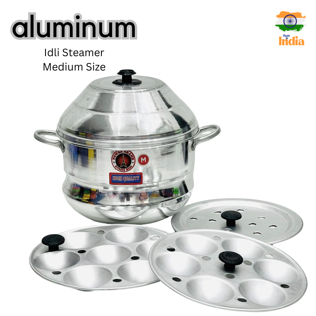 Aluminium Idli Steamer/Maker Medium. Made in India