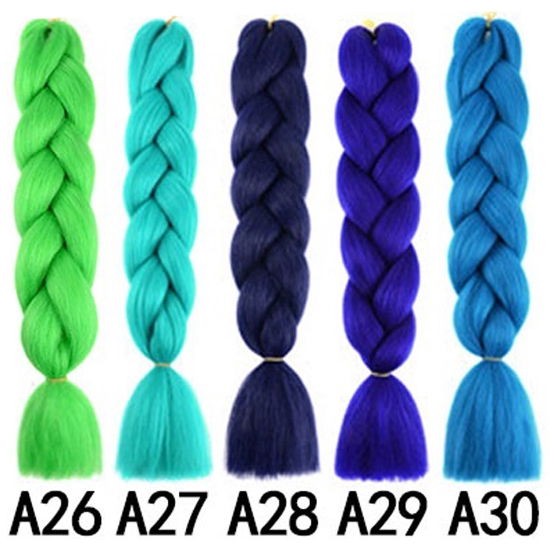 24 inch Jumbo Braids Long Straight Jumbo Synthetic Braiding Hair for Women Cotton Crochet Blonde Pink Hair Extensions Kanekalo. 