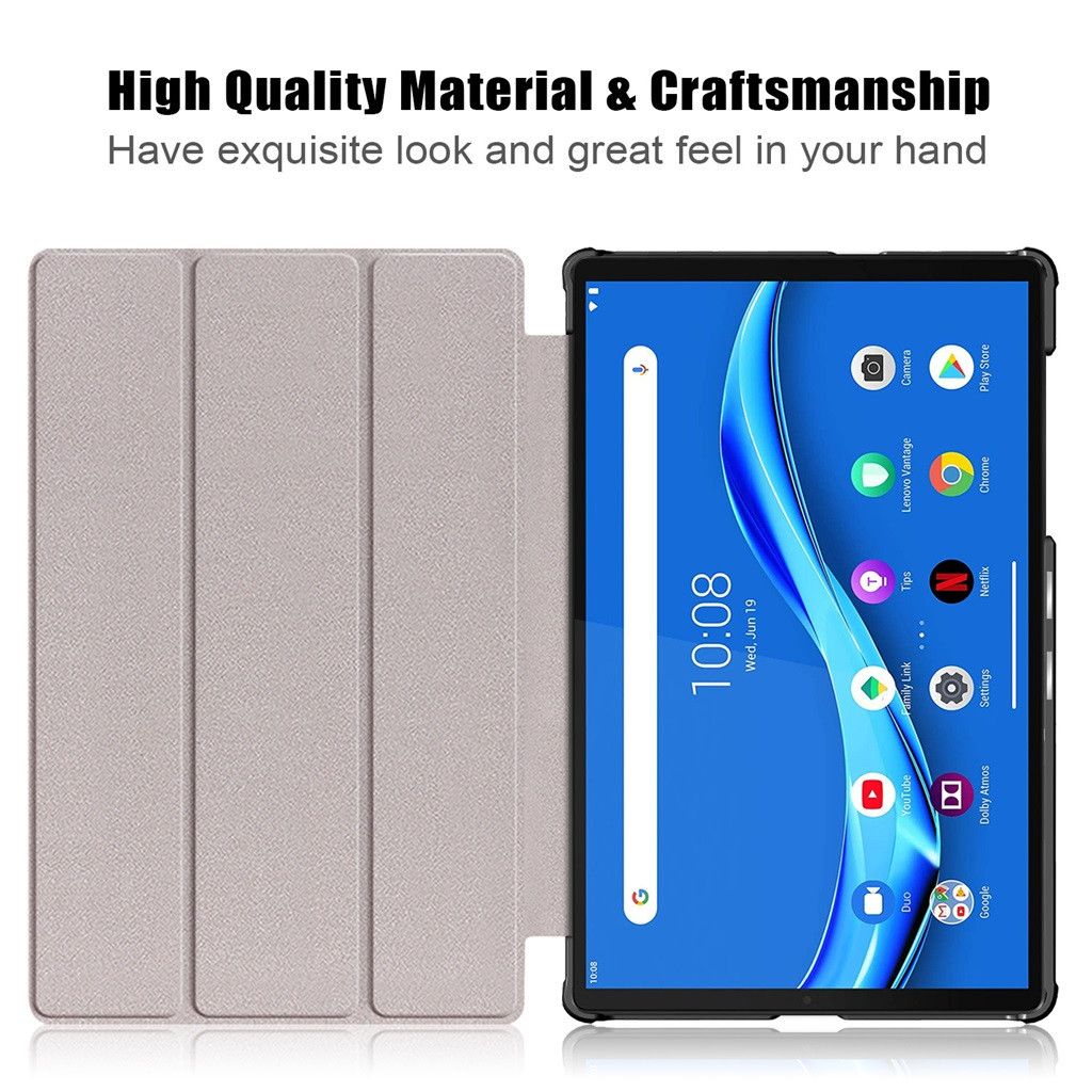 For Lenovo Tab M10 FHD Plus TB-X606F 2020 10.3 Inch Tablet Slimshell Case Cover. 