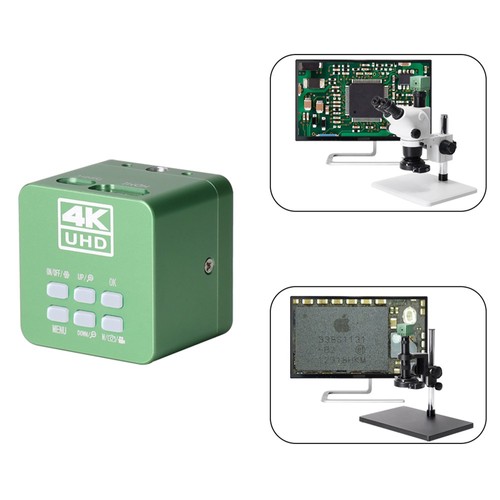 HAYEAR 41MP Digital Microscope Camera, HDMI USB Port, Ultra HD 4K 2160P, Remote Control, Industrial Video Recorder - EU Plug