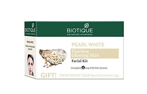 Biotique Pearl White Flawless Glowing Skin Facial Kit, 65g(FROM IND)JEZ