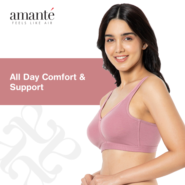 Amante Cotton Chic Support Bra. 