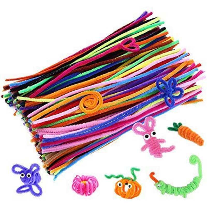 Pipe Cleaners Craft Chenille Stems, 10 Assorted Colors For Crafting Diy Arts  Projects Decorations, Fuzzy Colored Chenille Stem Sticks Set Craft Supplies  For Adults - Temu