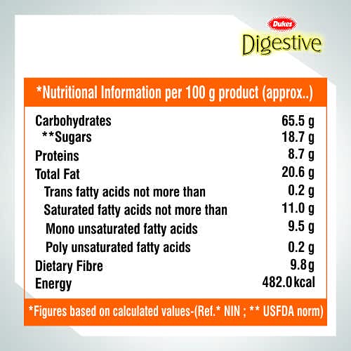 Dukes Digestive - Natural Goodness of Oats, Wheat, and Honey (100g) (FROM INDIA) SAB. 