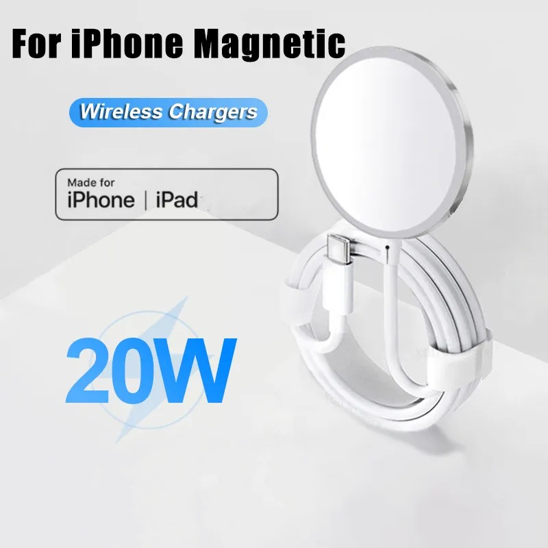 Wireless Charger MagSafe Magnetic Fast Charging for iPhone 11 12 13 14 Pro Max. 