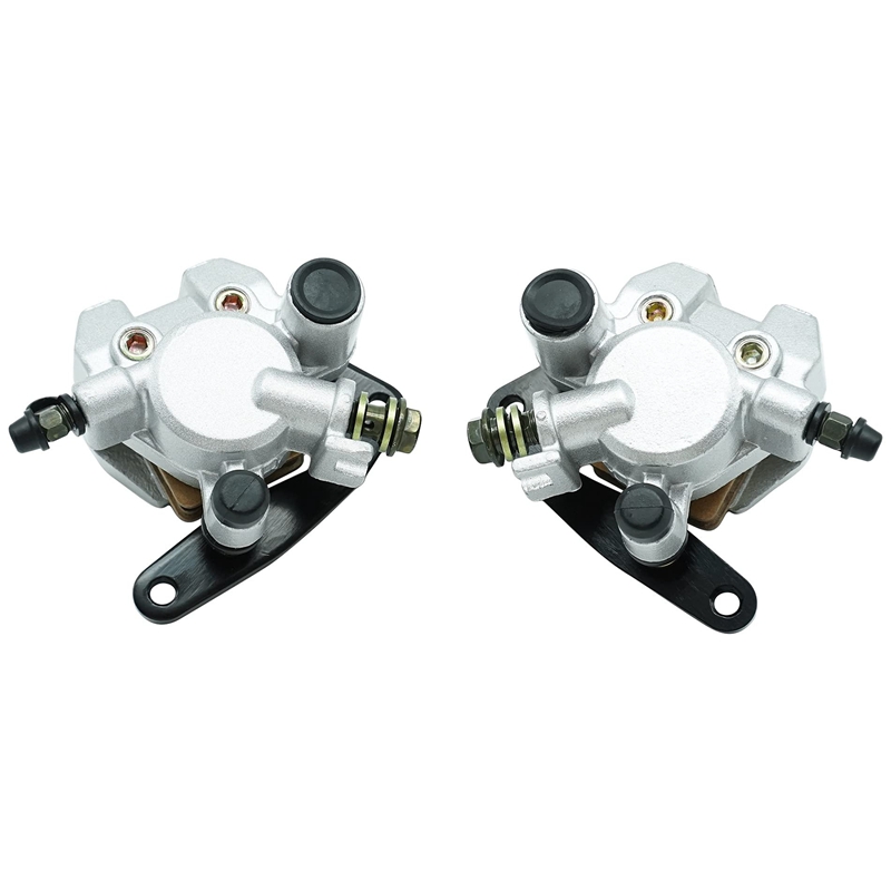 Front Brake Calipers Pads & Brake Rotors for Yamaha Banshee 350 YFZ350