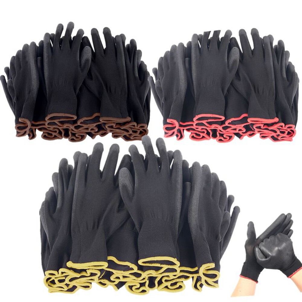 12 Pairs Protective Work Gloves Wear Resistant Non Slip Anti - Georgia - Foto 8