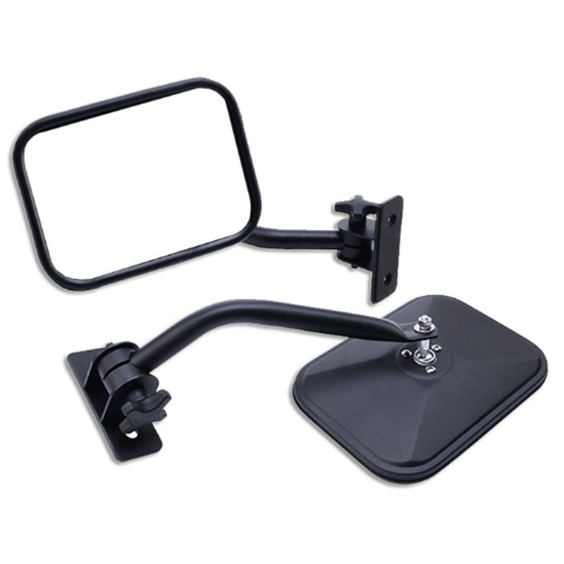 Door Off Mirror for Jeep Wrangler TJ JK 4X4 Off-Road Morror Rectangular  Mirrors Side View Mirror, 2 Pack: Buy Online at Best Prices in SriLanka |  