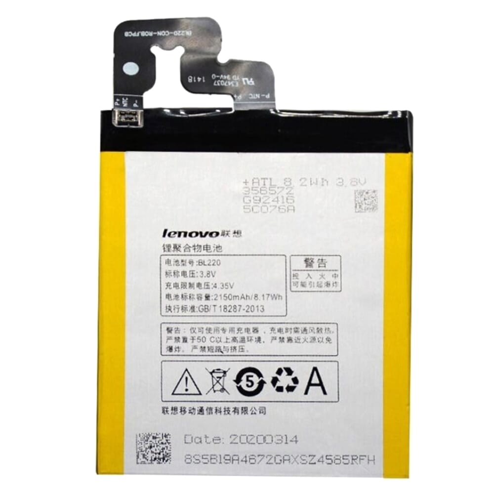 BL220 Battery for Lenovo S850 S850T Batterie Bateria Batterij Accumulator AKKU 2150mAh