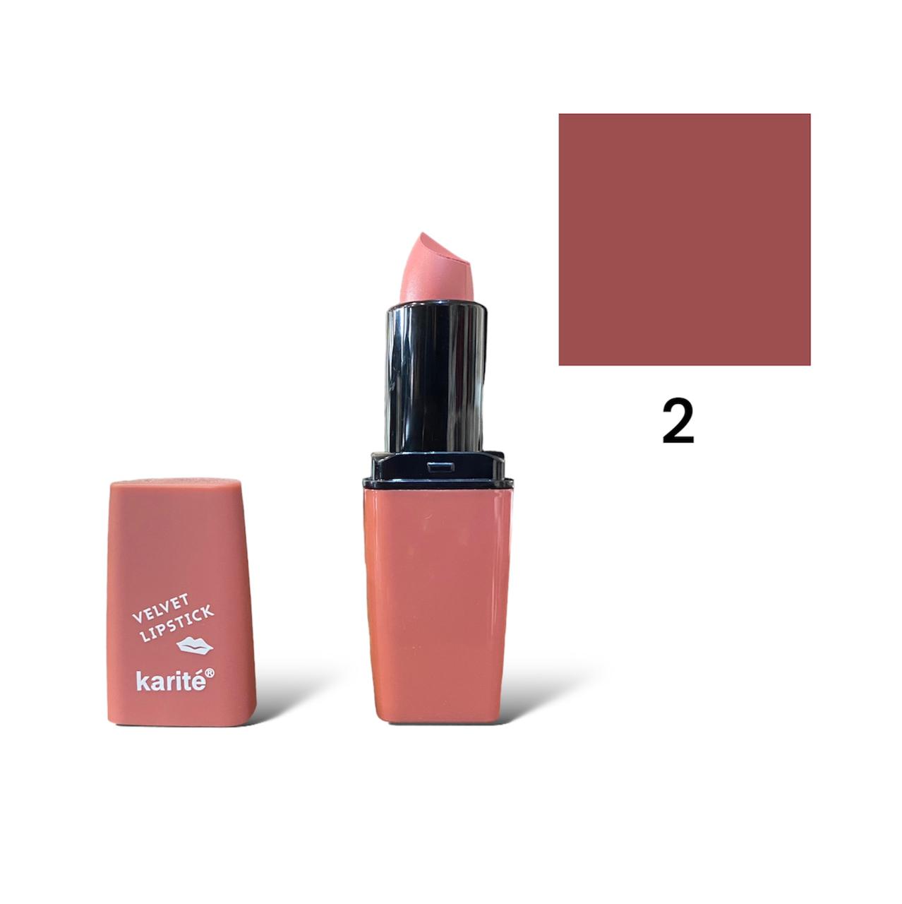 Karite Velvet Lipstick Waterproof for Women. 