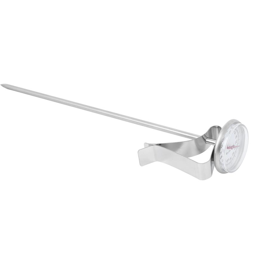 Adjustable Hanging Coffee Foaming Thermometer Dial Temperature Gauge with Clip Kitchen Tools For The Drinks Chocolate Milk. 