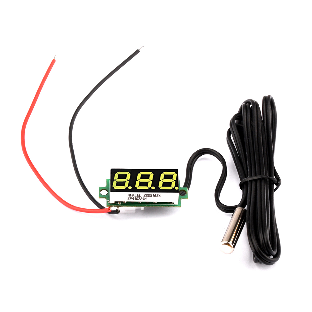 Digital Temperature Sensor Meter LED Aquarium Car Water Bath ...