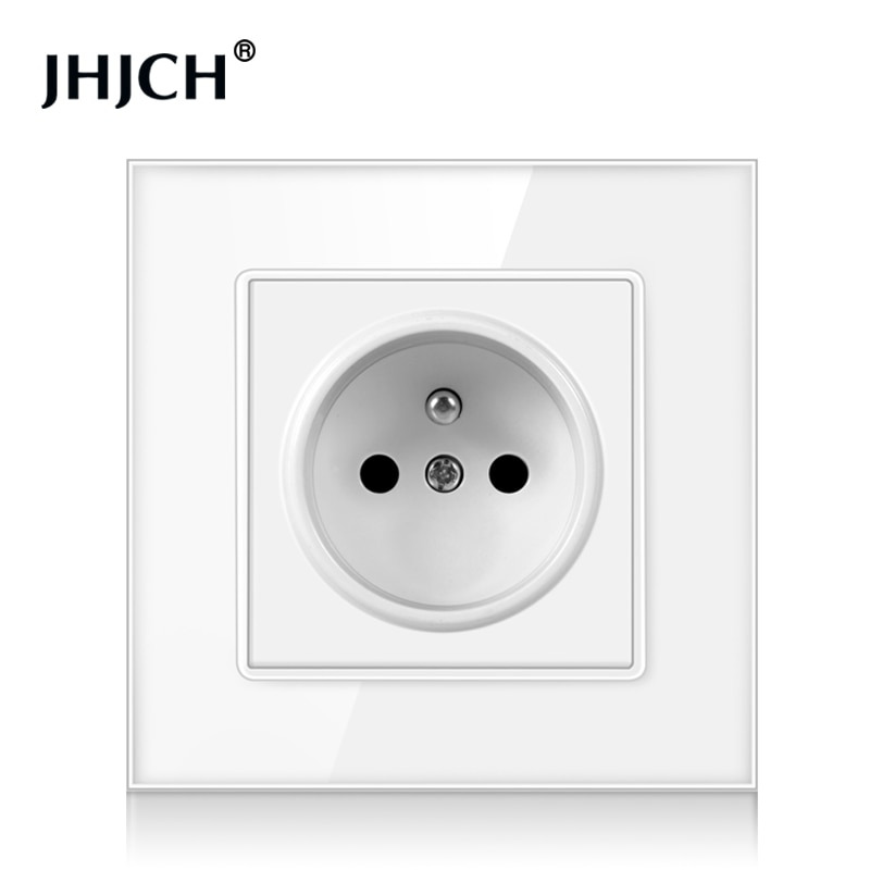 JHJCH French standard plug, French power 16a 220V grounding socket, child protection. 