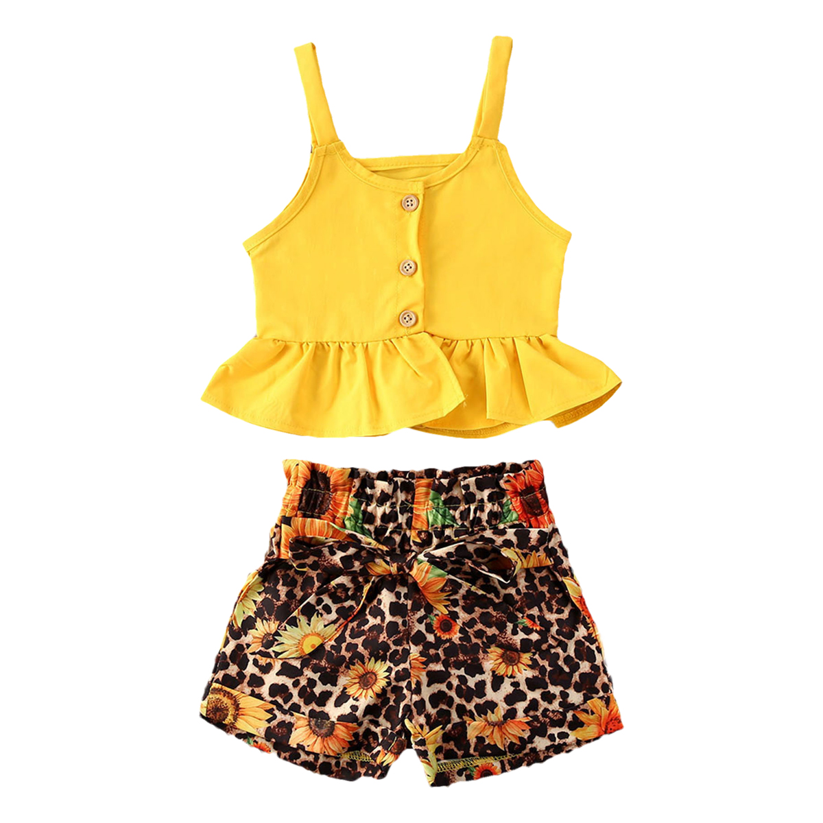 baby girl sunflower clothes