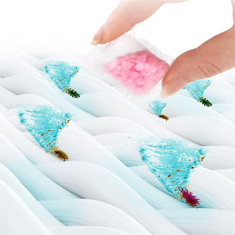 Fresh Rose Lavender Fragrance Beads Soft Clothing Diffuser Perfume Laundry Beads Scent Booster in-Wash Clean Clothes. 