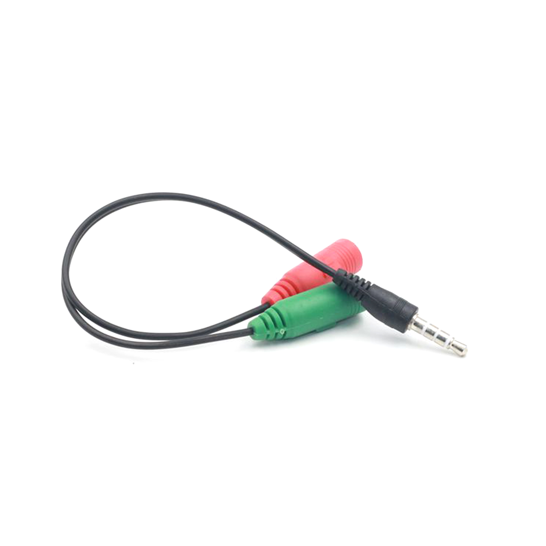 Audio Stereo Dual Plug 3.5mm Jack 1 Male to 2 Female Adapter Aux Cable Spliter Connector microphone and headphone Cord for Computer Cellphone. 