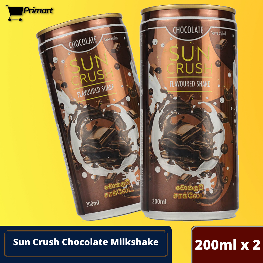 Sun Crush Chocolate Milkshake 200ml x 2